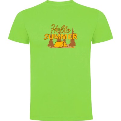 тениска,мъжки,тениски,kruskis,hello,summer,short,sleeve,t,shirt,light,green,(green)