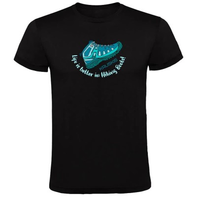 тениска,мъжки,тениски,kruskis,hiking,boots,short,sleeve,t,shirt,black