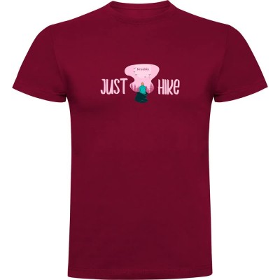 тениска,мъжки,тениски,kruskis,just,hike,short,sleeve,t,shirt,dark,red,(red)