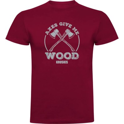 тениска,мъжки,тениски,kruskis,give,me,wood,short,sleeve,t,shirt,dark,red,(red)