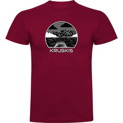 тениска,мъжки,тениски,kruskis,logo,lake,short,sleeve,t,shirt,dark,red,(red)