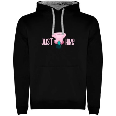 суичър,мъжки,пуловери,kruskis,just,hike,hoodie,black,grey,(black)