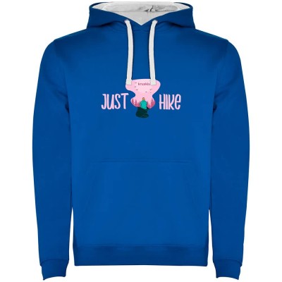 суичър,мъжки,пуловери,kruskis,just,hike,hoodie,royal,blue,white,(blue)