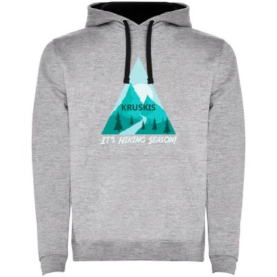 суичър,мъжки,пуловери,kruskis,hiking,season,hoodie,heather,grey,black,(grey)