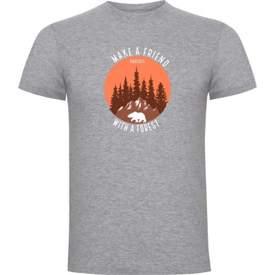 тениска,мъжки,тениски,kruskis,make,a,friend,short,sleeve,t,shirt,heather,grey,(grey)