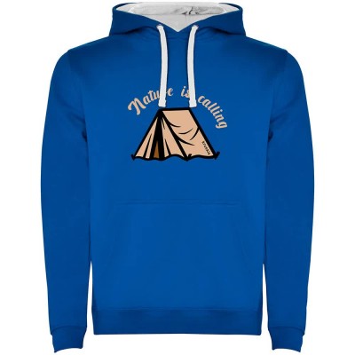 суичър,мъжки,пуловери,kruskis,nature,is,calling,hoodie,royal,blue,white,(blue)