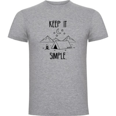 тениска,мъжки,тениски,kruskis,keep,it,simple,short,sleeve,t,shirt,heather,grey,(grey)