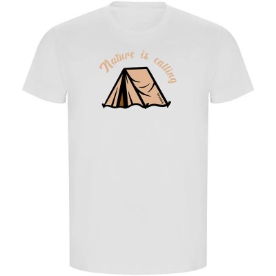 тениска,мъжки,тениски,kruskis,nature,is,calling,eco,short,sleeve,t,shirt,white