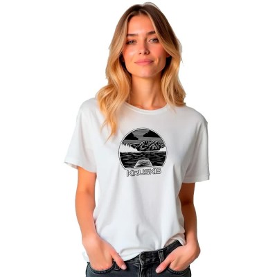тениска,дамски,тениски,kruskis,logo,lake,short,sleeve,t,shirt,white,(white)