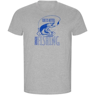 тениска,мъжки,тениски,kruskis,life,is,better,fishing,eco,short,sleeve,t,shirt,heather,grey,(grey)
