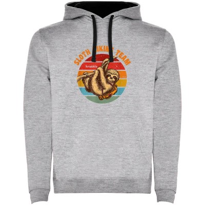 суичър,мъжки,пуловери,kruskis,sloth,hiking,team,hoodie,heather,grey,black,(grey)