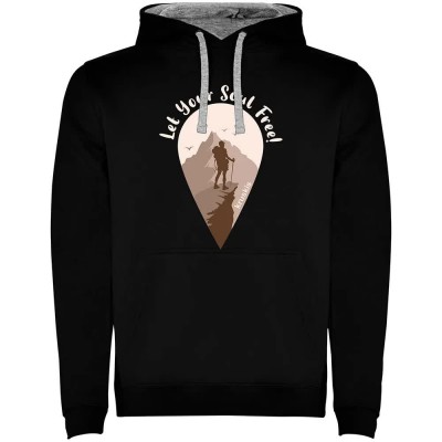 суичър,мъжки,пуловери,kruskis,soul,free,hoodie,black,grey,(black)