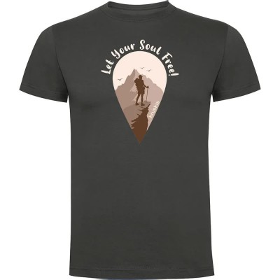тениска,мъжки,тениски,kruskis,soul,free,short,sleeve,t,shirt,dark,grey,(grey)