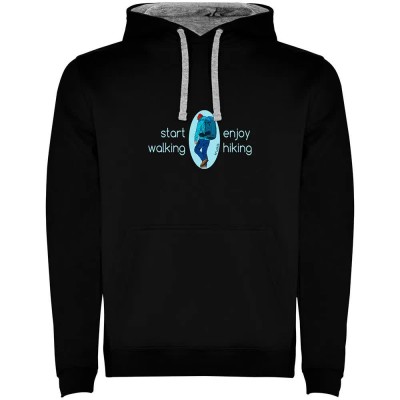 суичър,мъжки,пуловери,kruskis,start,walking,hoodie,black,grey,(black)