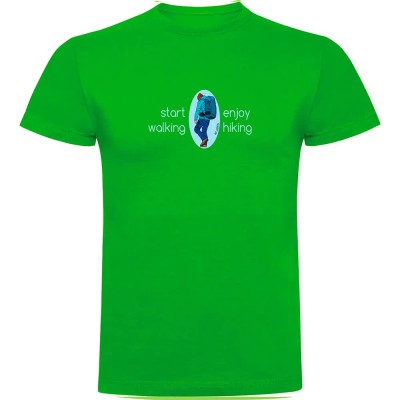 тениска,мъжки,тениски,kruskis,start,walking,short,sleeve,t,shirt,green,(green)