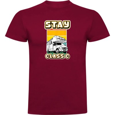 тениска,мъжки,тениски,kruskis,stay,class,c,short,sleeve,t,shirt,dark,red,(red)