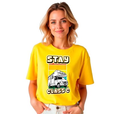 тениска,дамски,тениски,kruskis,stay,class,c,short,sleeve,t,shirt,yellow,(yellow)