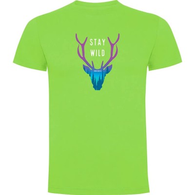 тениска,мъжки,тениски,kruskis,stay,wild,short,sleeve,t,shirt,light,green,(green)