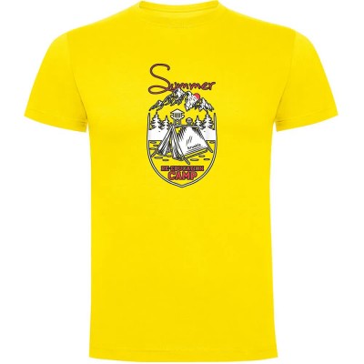 тениска,мъжки,тениски,kruskis,summer,reeducation,camp,short,sleeve,t,shirt,yellow