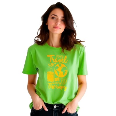 тениска,дамски,тениски,kruskis,therapy,short,sleeve,t,shirt,green,(light,green)