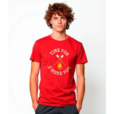 тениска,мъжки,тениски,kruskis,time,for,more,fun,short,sleeve,t,shirt,red,(red)