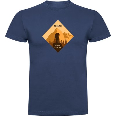 тениска,мъжки,тениски,kruskis,top,of,the,mountain,short,sleeve,t,shirt,denim,blue,(blue)