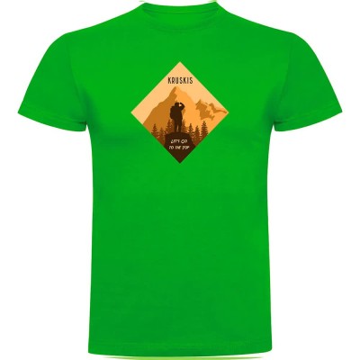 тениска,мъжки,тениски,kruskis,top,of,the,mountain,short,sleeve,t,shirt,green