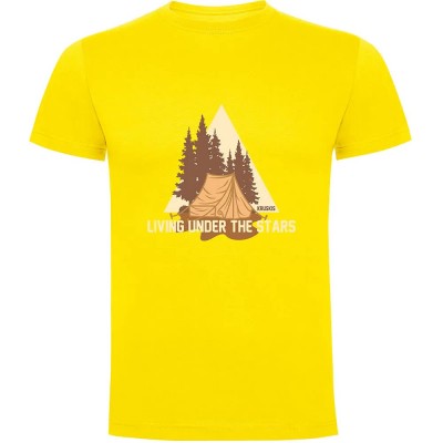 тениска,мъжки,тениски,kruskis,under,the,stars,short,sleeve,t,shirt,yellow
