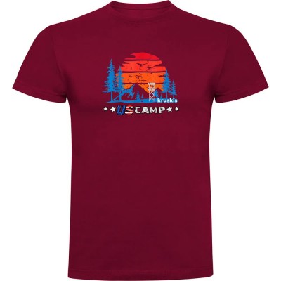 тениска,мъжки,тениски,kruskis,us,camp,short,sleeve,t,shirt,dark,red,(red)