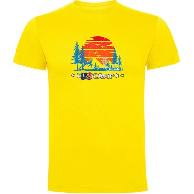 тениска,мъжки,тениски,kruskis,us,camp,short,sleeve,t,shirt,yellow