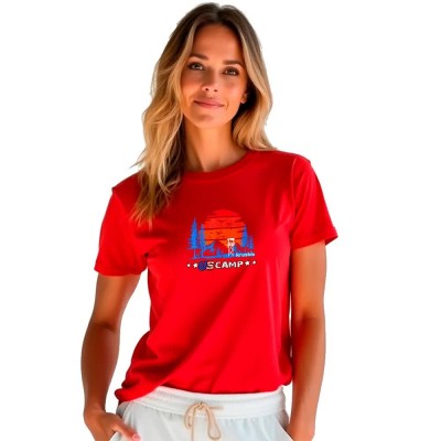 тениска,дамски,тениски,kruskis,us,camp,short,sleeve,t,shirt,red,(red)