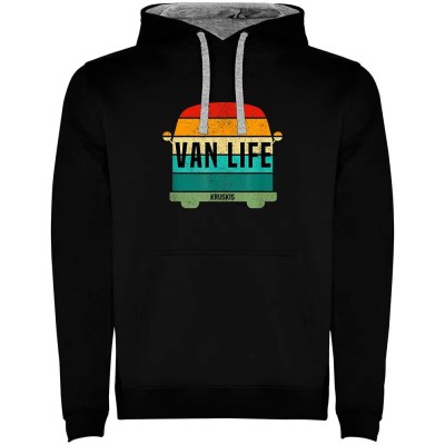суичър,мъжки,пуловери,kruskis,van,life,hoodie,black,grey,(black)
