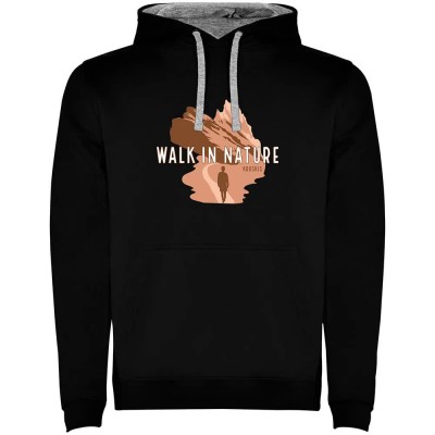 суичър,мъжки,пуловери,kruskis,walk,in,nature,hoodie,black,grey,(black)