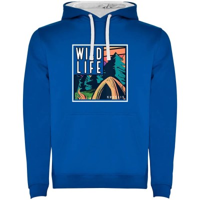 суичър,мъжки,пуловери,kruskis,wild,life,frame,hoodie,royal,blue,white,(blue)
