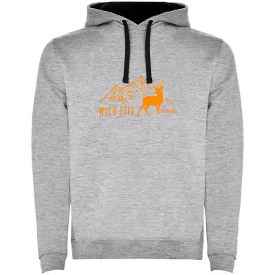 суичър,мъжки,пуловери,kruskis,wild,life,hoodie,heather,grey,black,(grey)