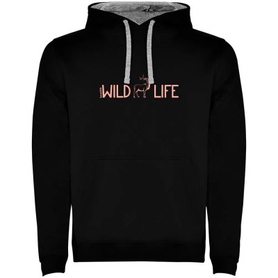 суичър,мъжки,пуловери,kruskis,wildlife,hoodie,black,grey,(black)