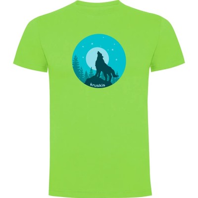 тениска,мъжки,тениски,kruskis,wolf,night,short,sleeve,t,shirt,light,green,(green)