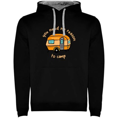 суичър,мъжки,пуловери,kruskis,you,need,no,reason,hoodie,black,grey,(black)