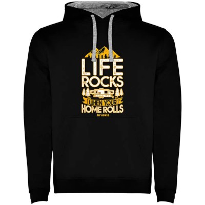 суичър,мъжки,пуловери,kruskis,your,home,rolls,hoodie,black,grey,(black)