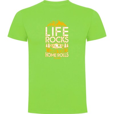 футболна,фланелка,мъжки,тениски,kruskis,your,home,rolls,short,sleeve,t,shirt,light,green,(green)