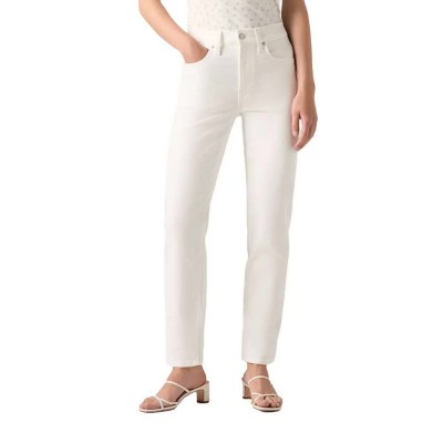 дънки,дамски,панталони,levi's®,724,straight,neutrals,high,waist,jeans,white