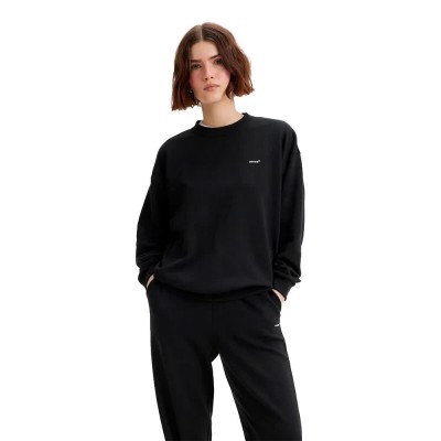 блуза,дамски,блузи,levi´s,®,everyday,sweatshirt,caviar,(black)