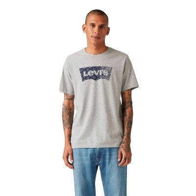тениска,мъжки,тениски,levi´s,®,graphic,short,sleeve,t,shirt,batwing,bandana,fill,1813,(grey)