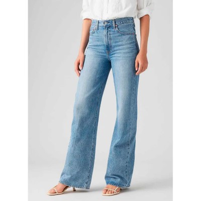 дънки,дамски,панталони,levi's®,ribcage,wide,leg,h223,med,jeans,blue