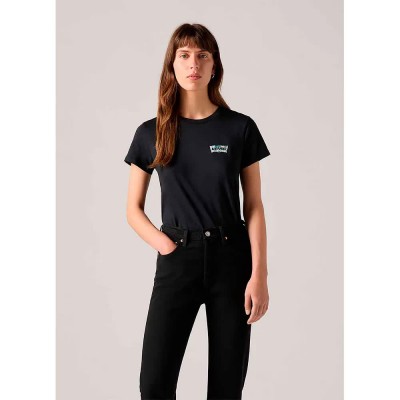 тениска,дамски,тениски,levi´s,®,the,perfect,short,sleeve,t,shirt,coloring,book,daisy,2933,(black)