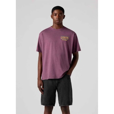 тениска,мъжки,тениски,levi´s,®,vintage,fit,graphic,short,sleeve,t,shirt,serif,logo,grey,viol,(purple)