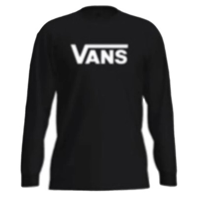 тениска,детски,тениски,vans,classic,long,sleeve,t,shirt,black,(black)