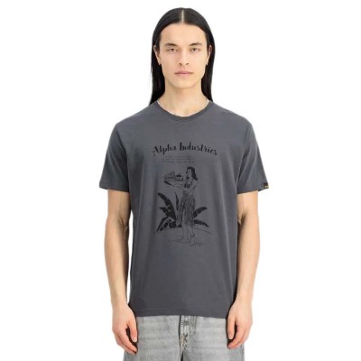 тениска,мъжки,тениски,alpha,industries,hawaii,short,sleeve,t,shirt,vintage,grey,(grey)