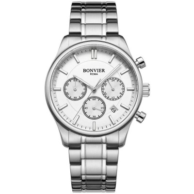 часовник,часовници,bonvier,angelo,bv078,watch,silver