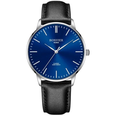 часовник,часовници,bonvier,classic,bv044,watch,blue